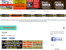 Tablet Screenshot of gunshows-usa.com